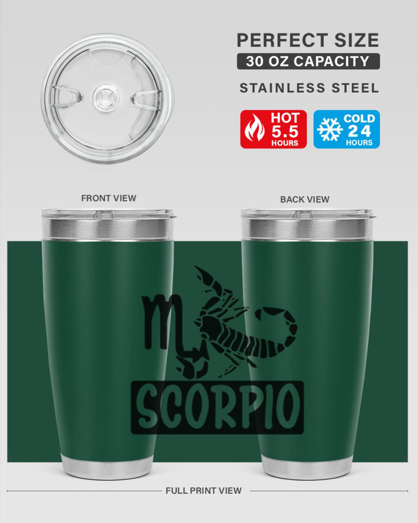 scorpio 440#- zodiac- Tumbler
