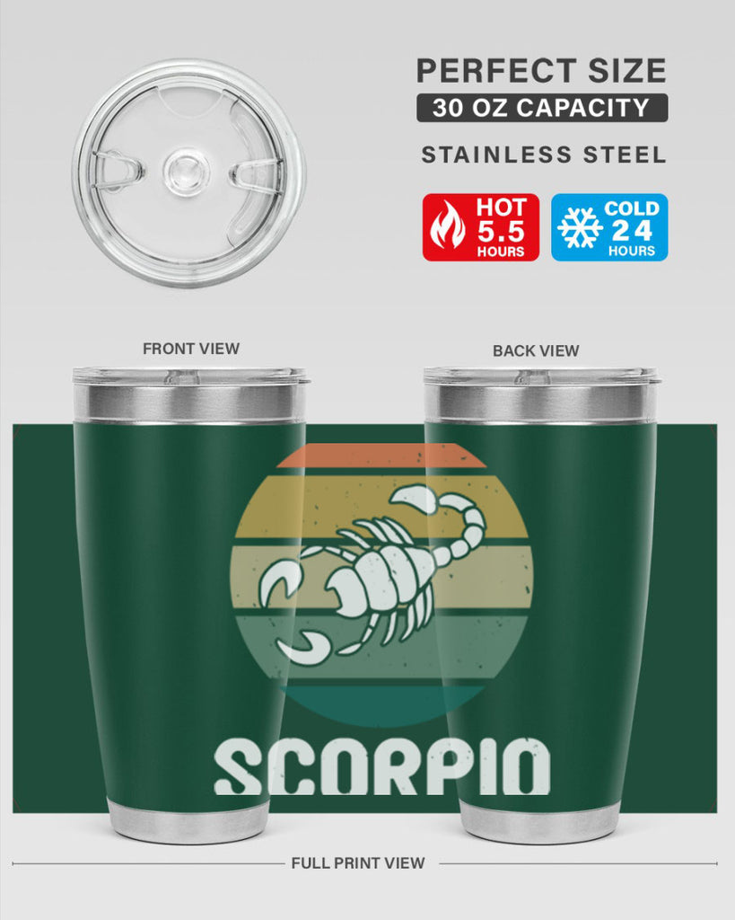 scorpio 451#- zodiac- Tumbler