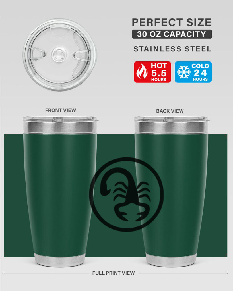 scorpio 452#- zodiac- Tumbler