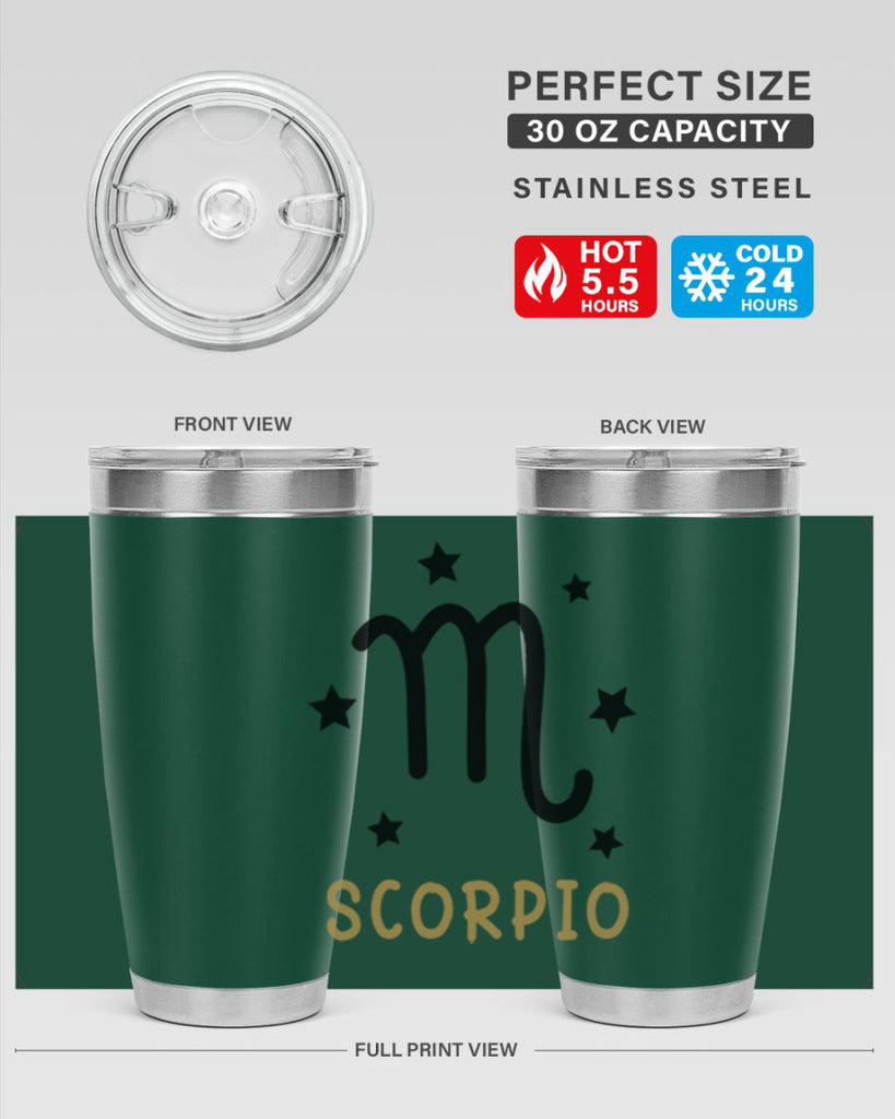 scorpio 455#- zodiac- Tumbler