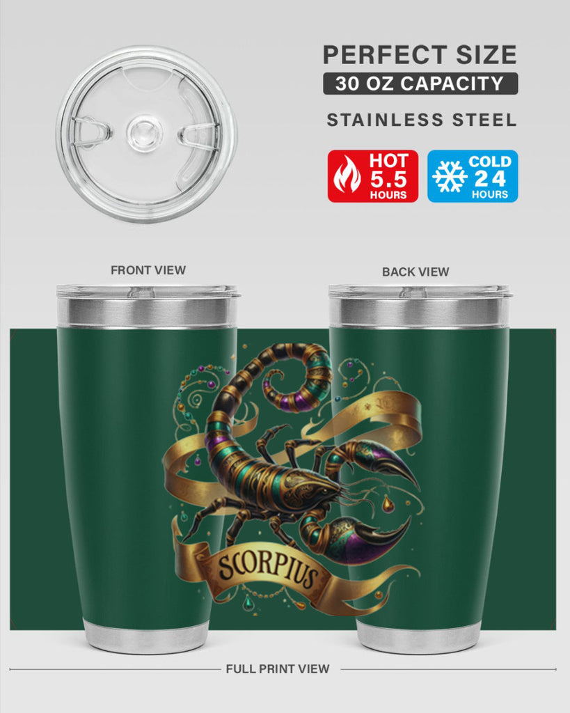 scorpio 459#- zodiac- Tumbler