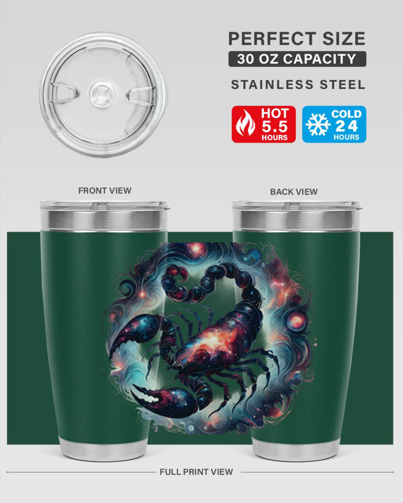 scorpio 462#- zodiac- Tumbler