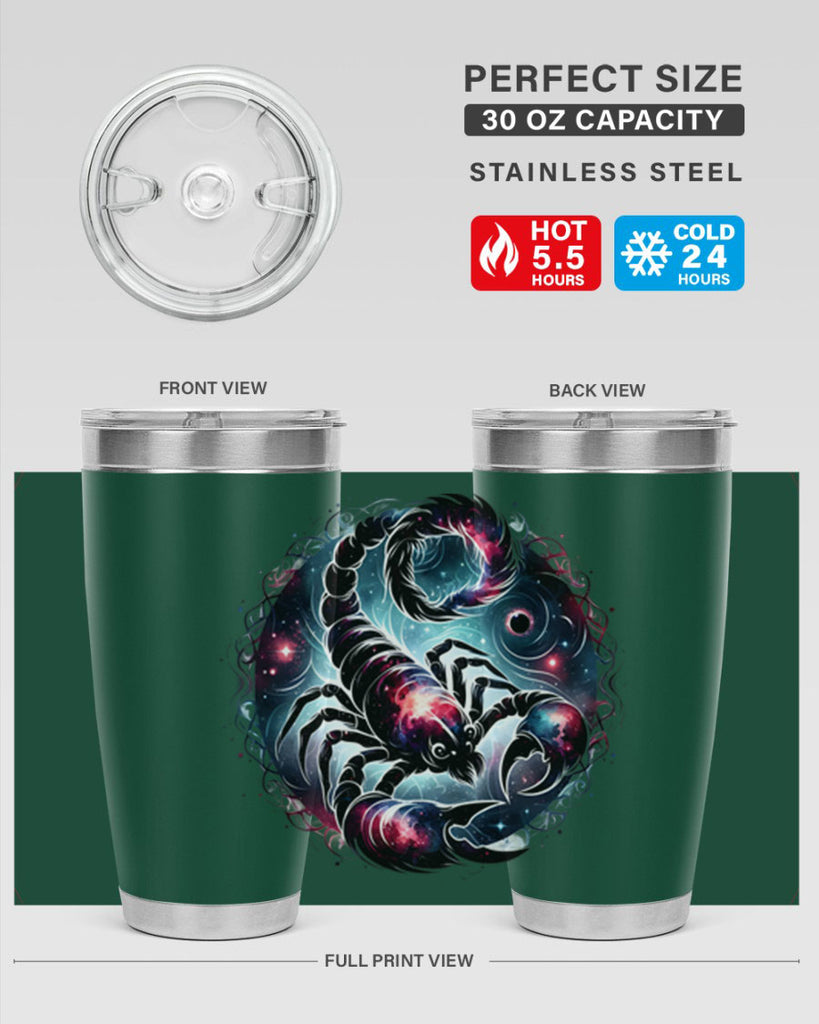 scorpio 463#- zodiac- Tumbler