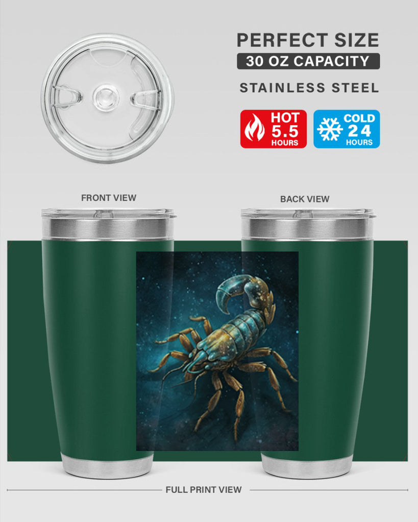 scorpio 46#- zodiac- Tumbler