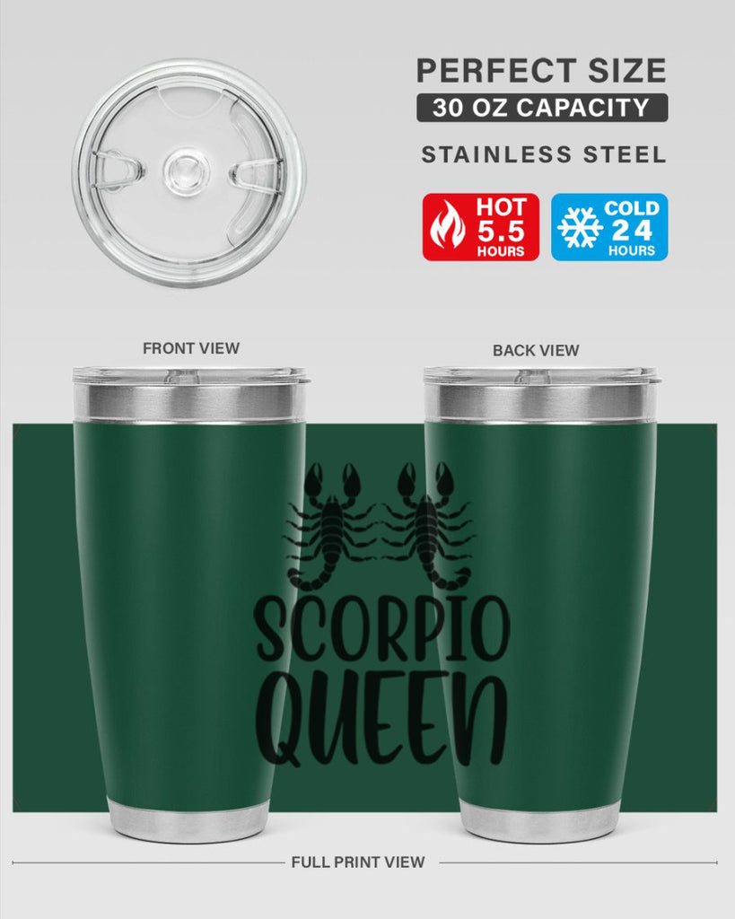 scorpio queen 446#- zodiac- Tumbler