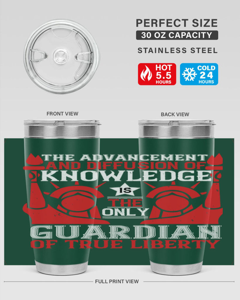 the advencement and diffusion of knowledge Style 190#- Fourt Of July- Tumbler