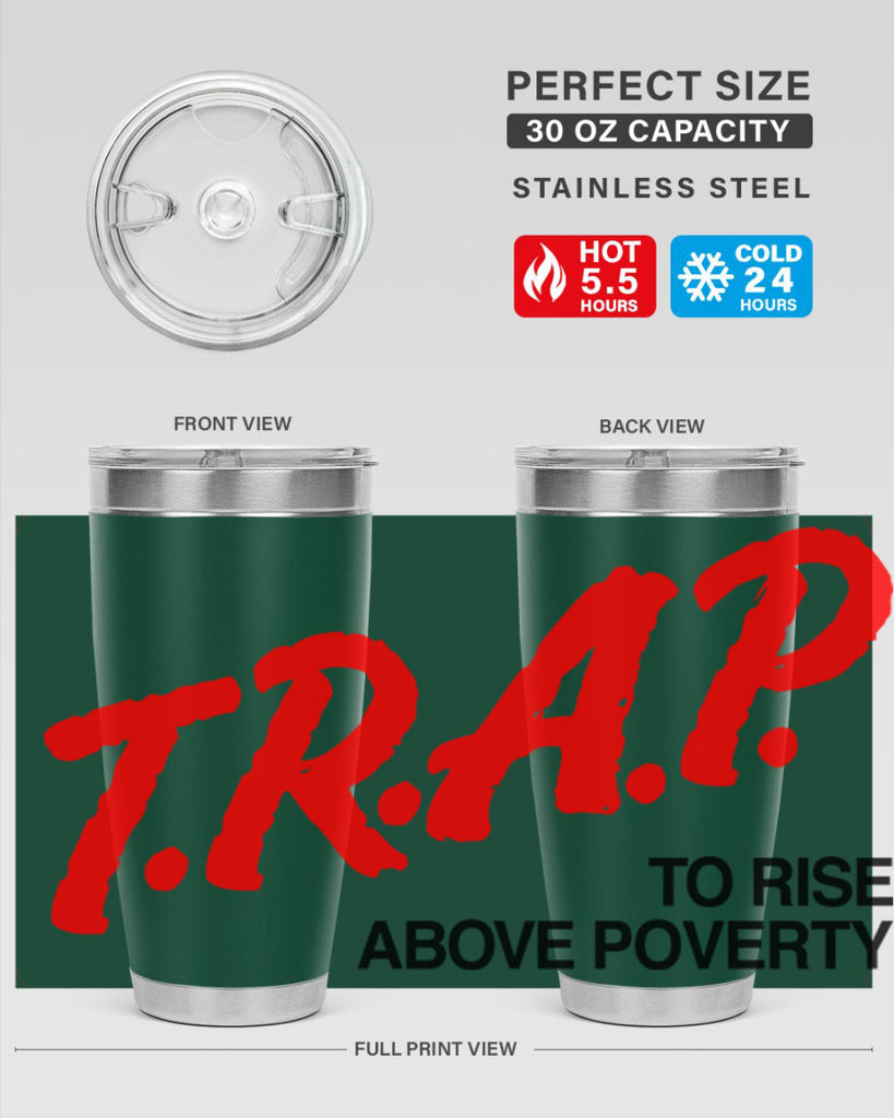 trap 17#- black words phrases- Cotton Tank