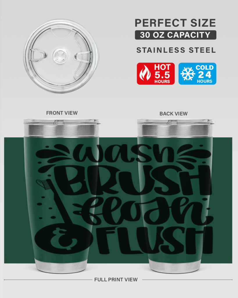 wash brush flosh flush 9#- bathroom- Tumbler
