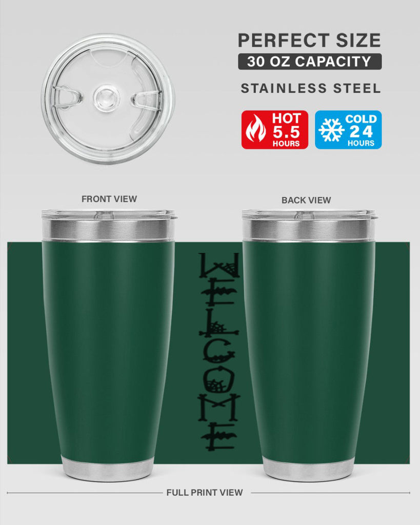 welcome 12#- halloween- Tumbler