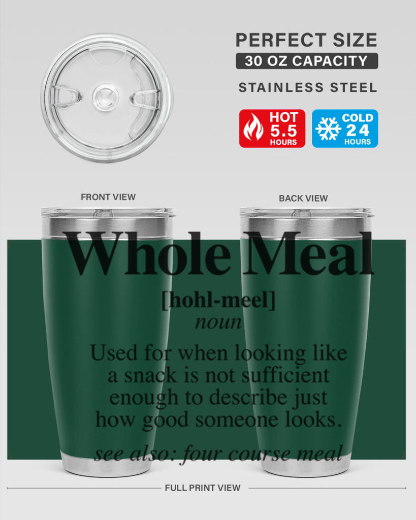 whole meal 10#- black words phrases- Cotton Tank