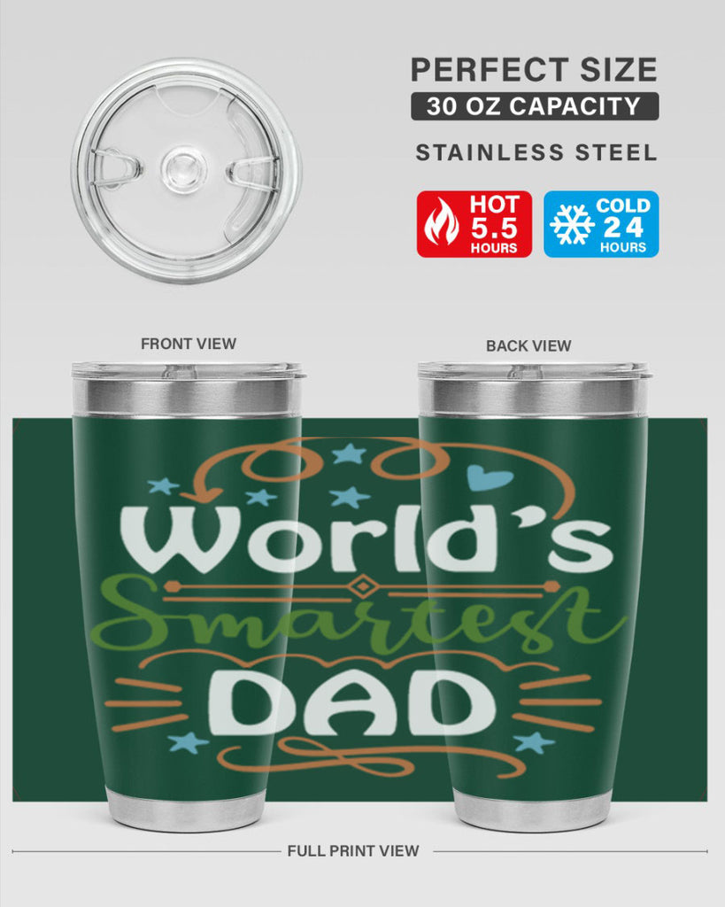 world’s smartest dad 2#- fathers day- Tumbler