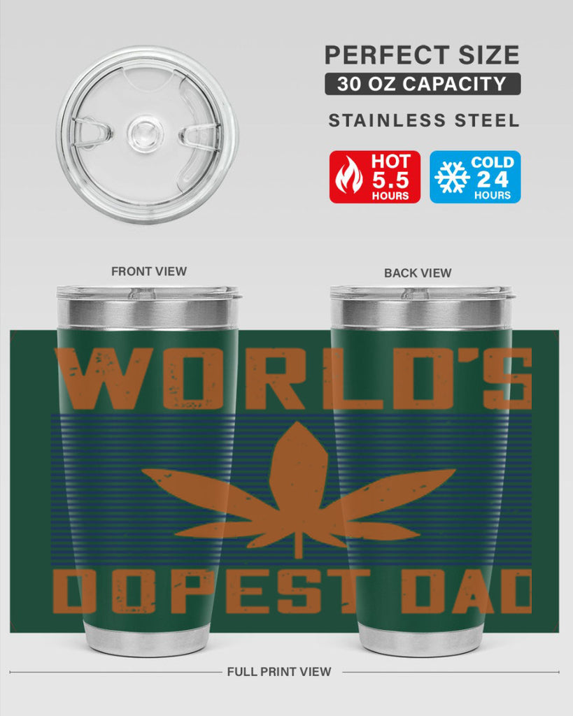 worlds dopest dad 148#- fathers day- Tumbler
