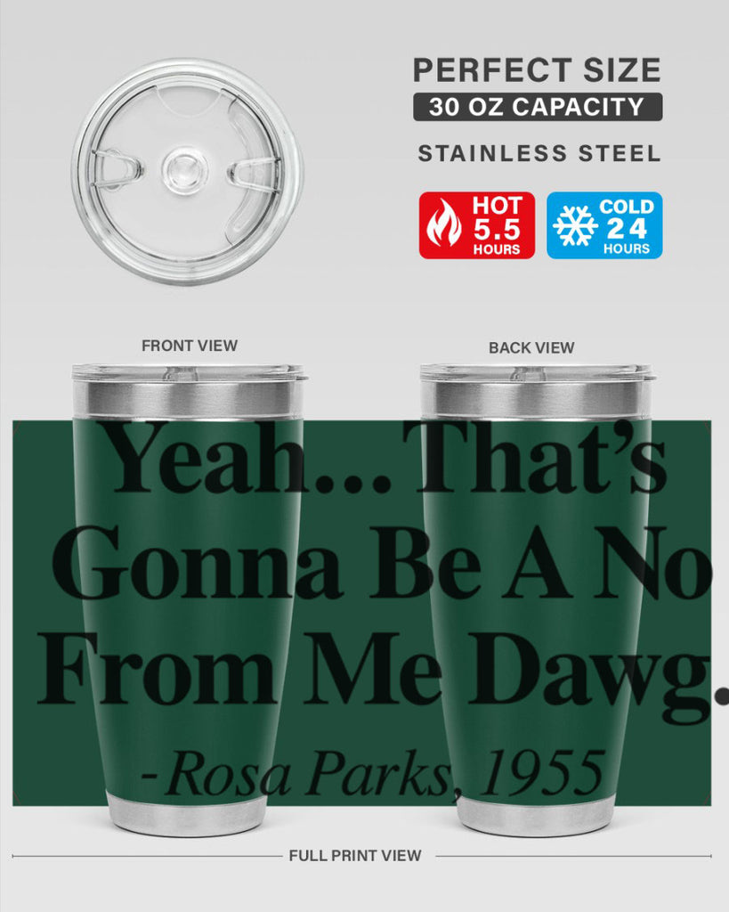 yeah thats gonna be a no from me dawg rosa parks 3#- black words phrases- Cotton Tank