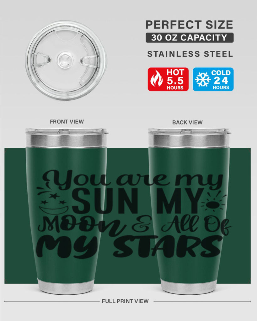 you are my sun my moon all of my stars 4#- family- Tumbler