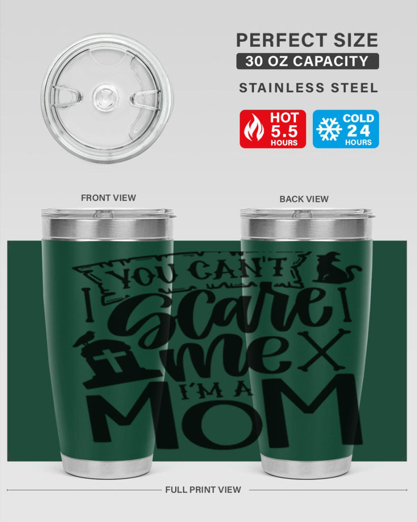 you cant scare me im a mom 1#- halloween- Tumbler