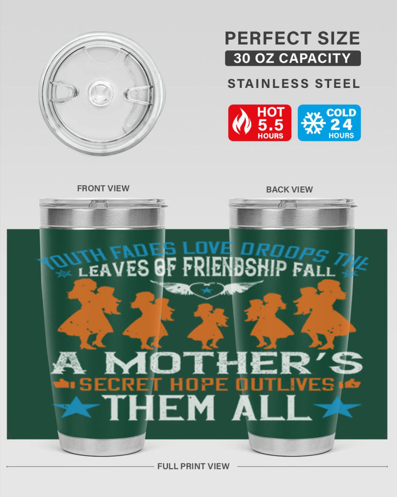 youth fades love droops 9#- mothers day- Tumbler