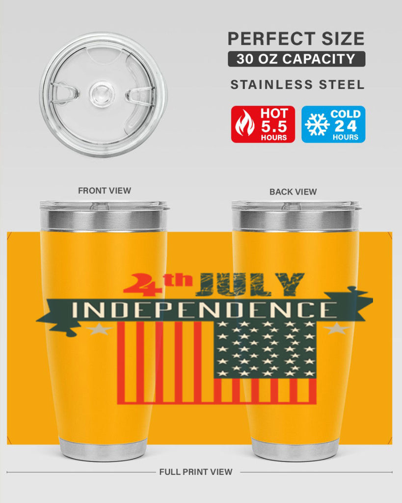 4th July Independent Style 65#- Fourt Of July- Tumbler