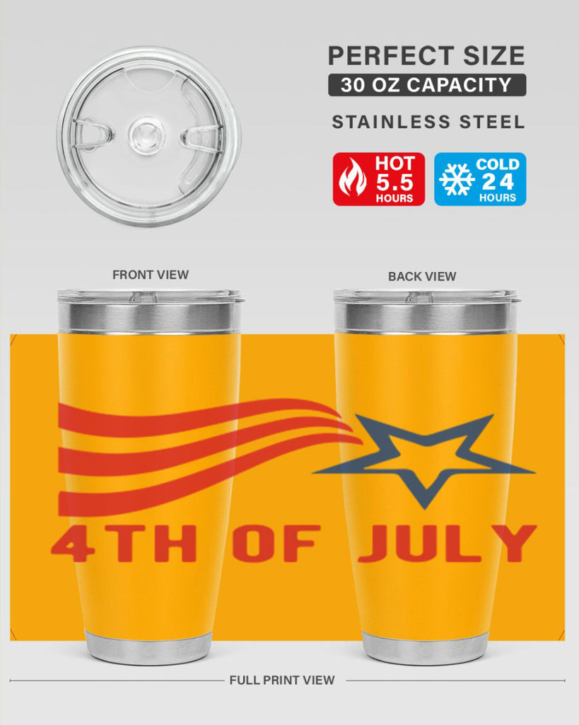 4th of July design Style 66#- Fourt Of July- Tumbler