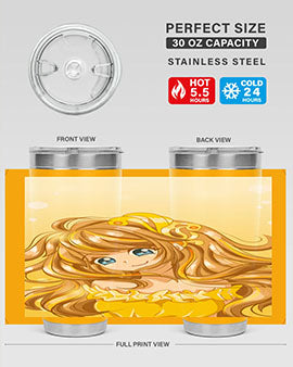 A beautiful and happy princess with gold dress game 131#- anime- Tumbler