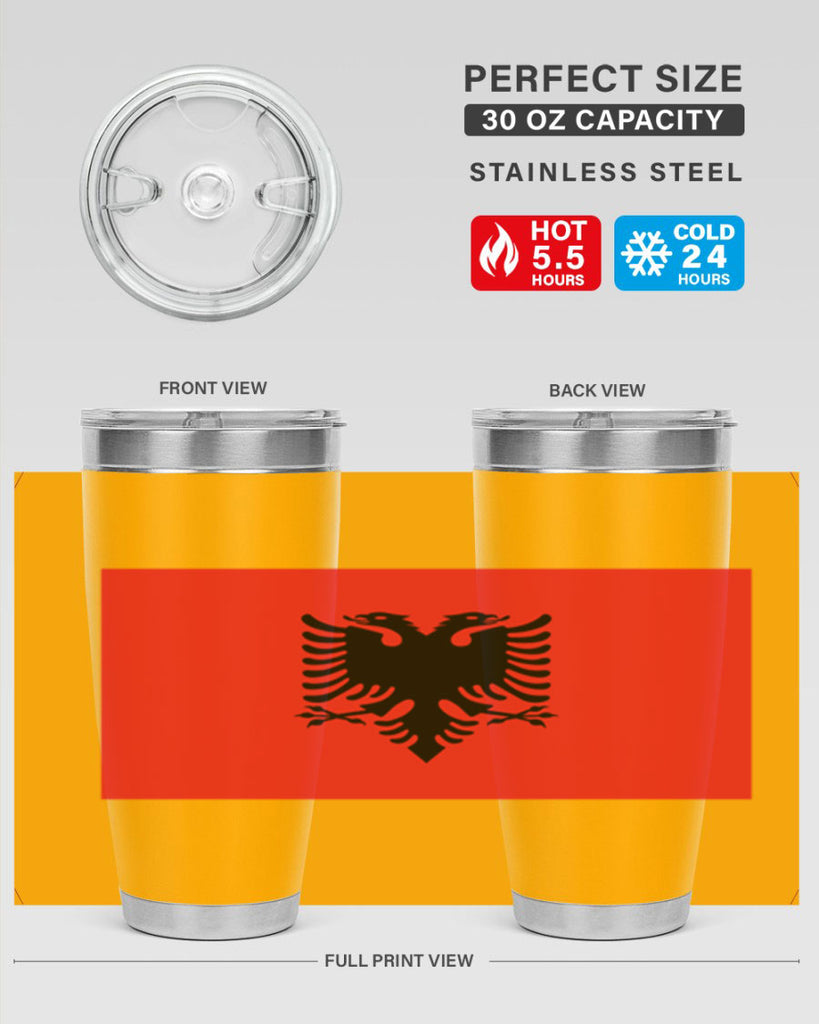 Albania 196#- world flags- Tumbler