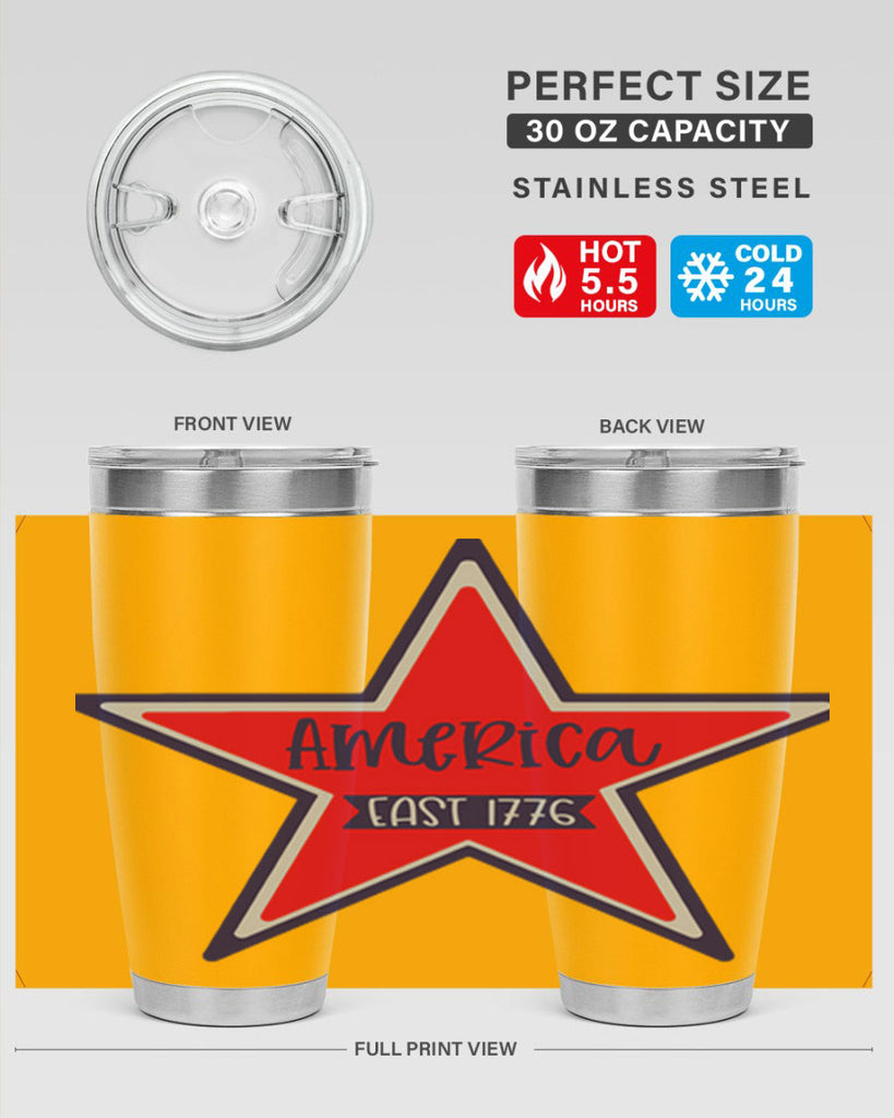 America East Style 144#- Fourt Of July- Tumbler