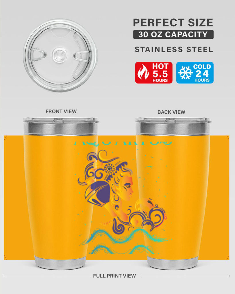 AquariusZodiac 76#- zodiac- Tumbler