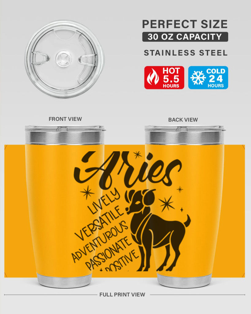 Aries 100#- zodiac- Tumbler