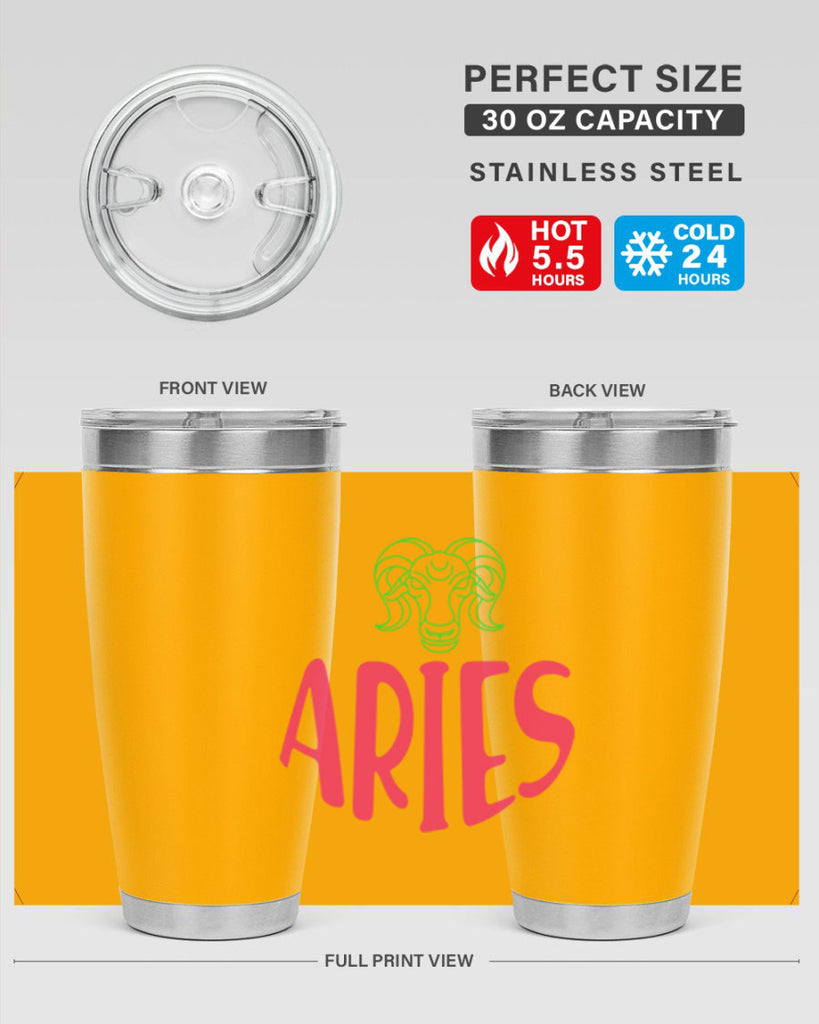 Aries 101#- zodiac- Tumbler