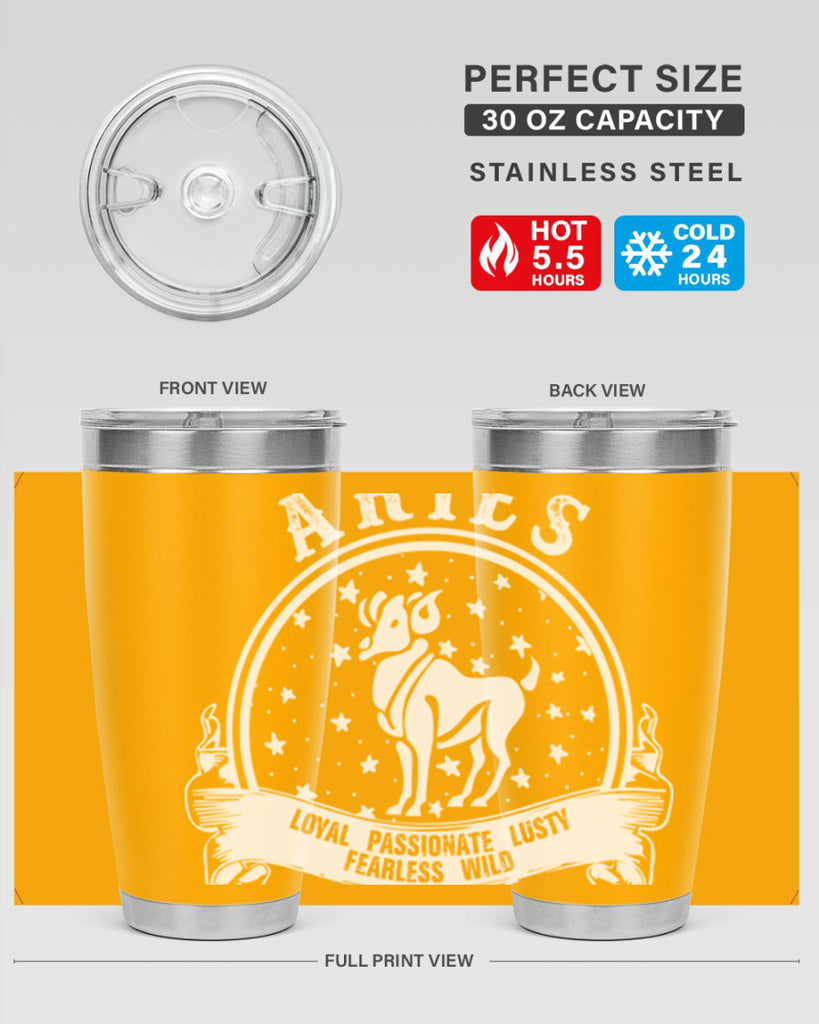 Aries 2#- zodiac- Tumbler