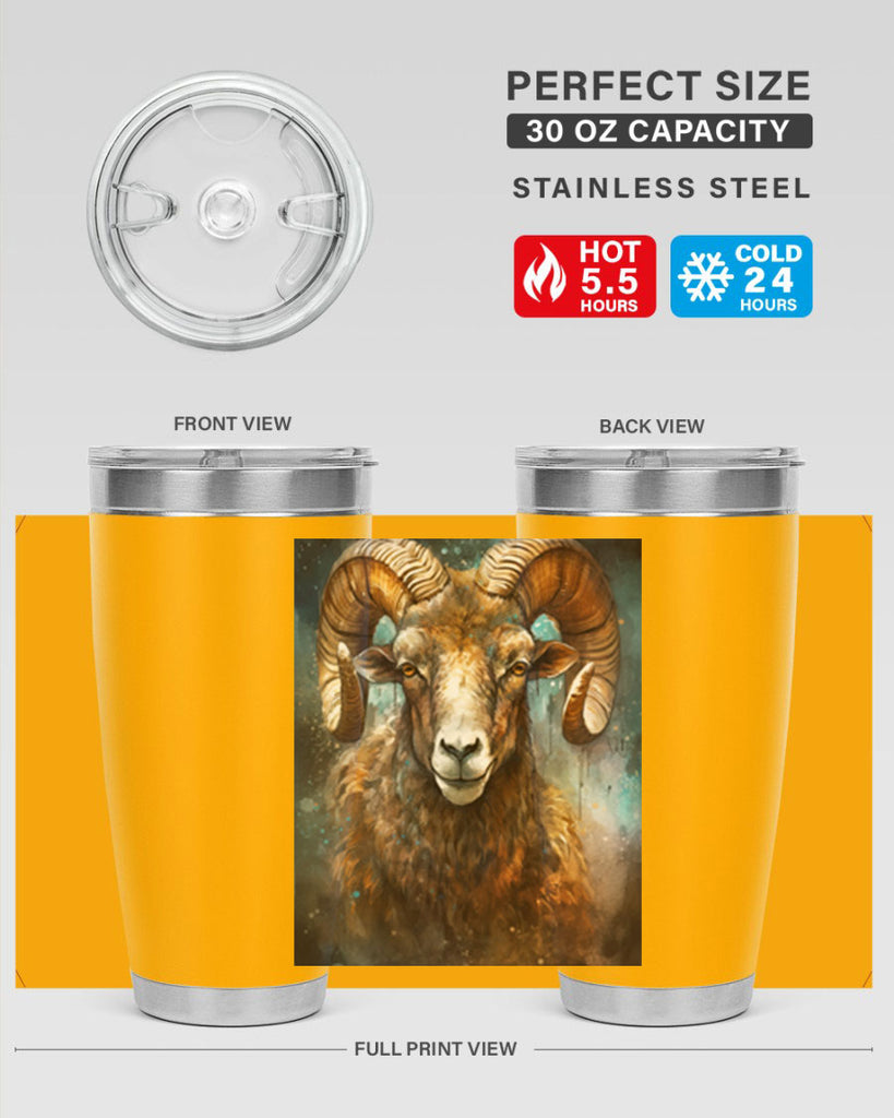 Aries 54#- zodiac- Tumbler