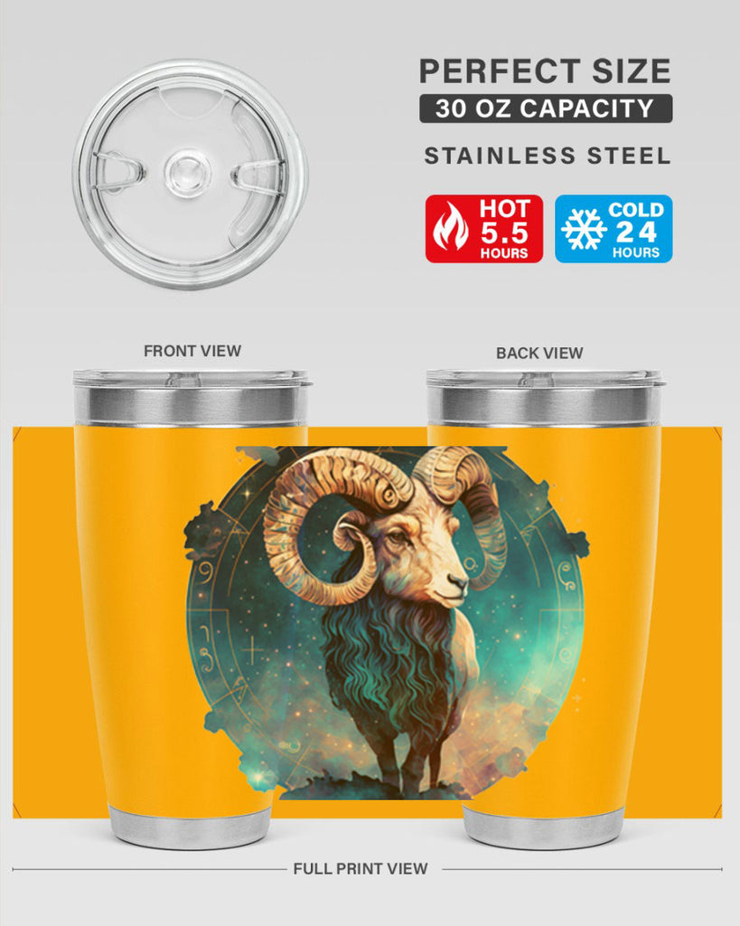 Aries 92#- zodiac- Tumbler