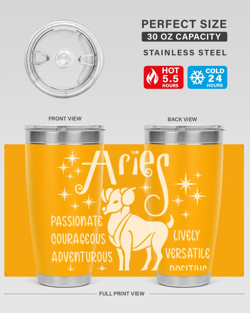 Aries 99#- zodiac- Tumbler