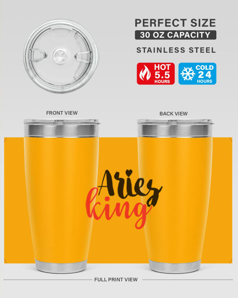 Aries king 96#- zodiac- Tumbler