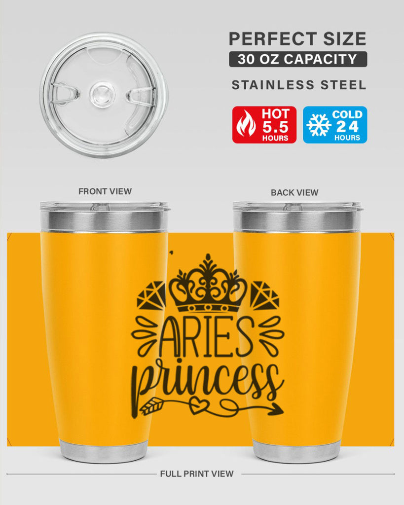 Aries princess 114#- zodiac- Tumbler