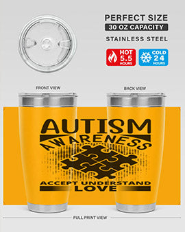 Autism awareness Style 43#- autism- Tumbler