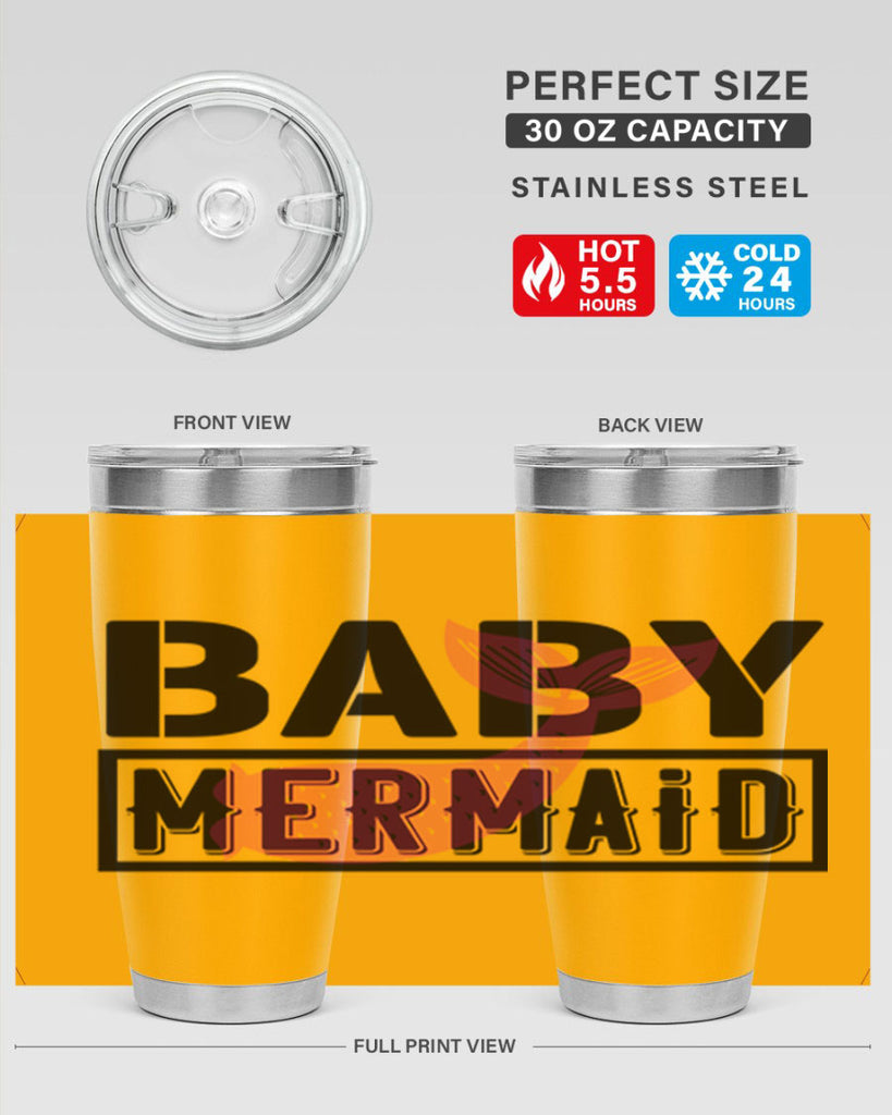 Baby mermaid 29#- mermaid- Tumbler
