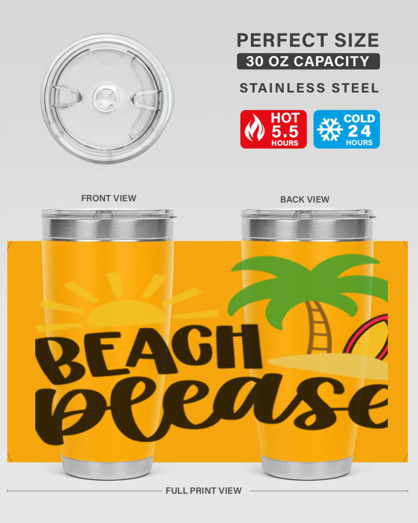 Beach Please Style 51#- summer- Tumbler