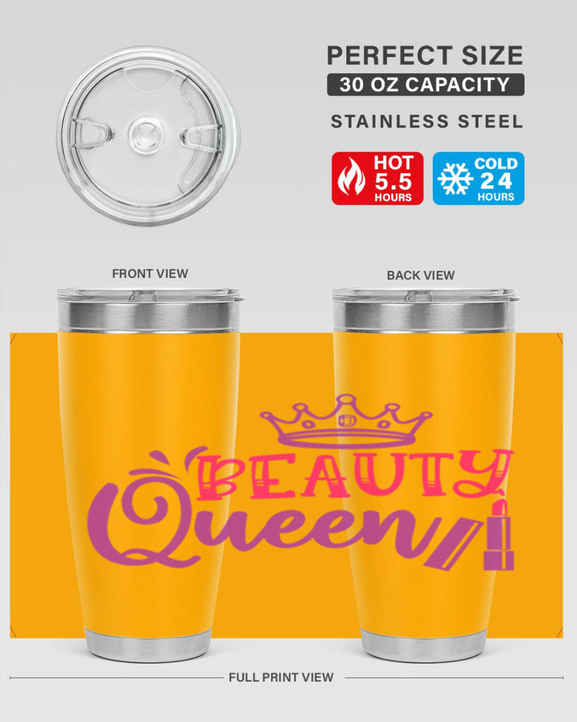 Beauty Queen Style 250#- make up- Tumbler