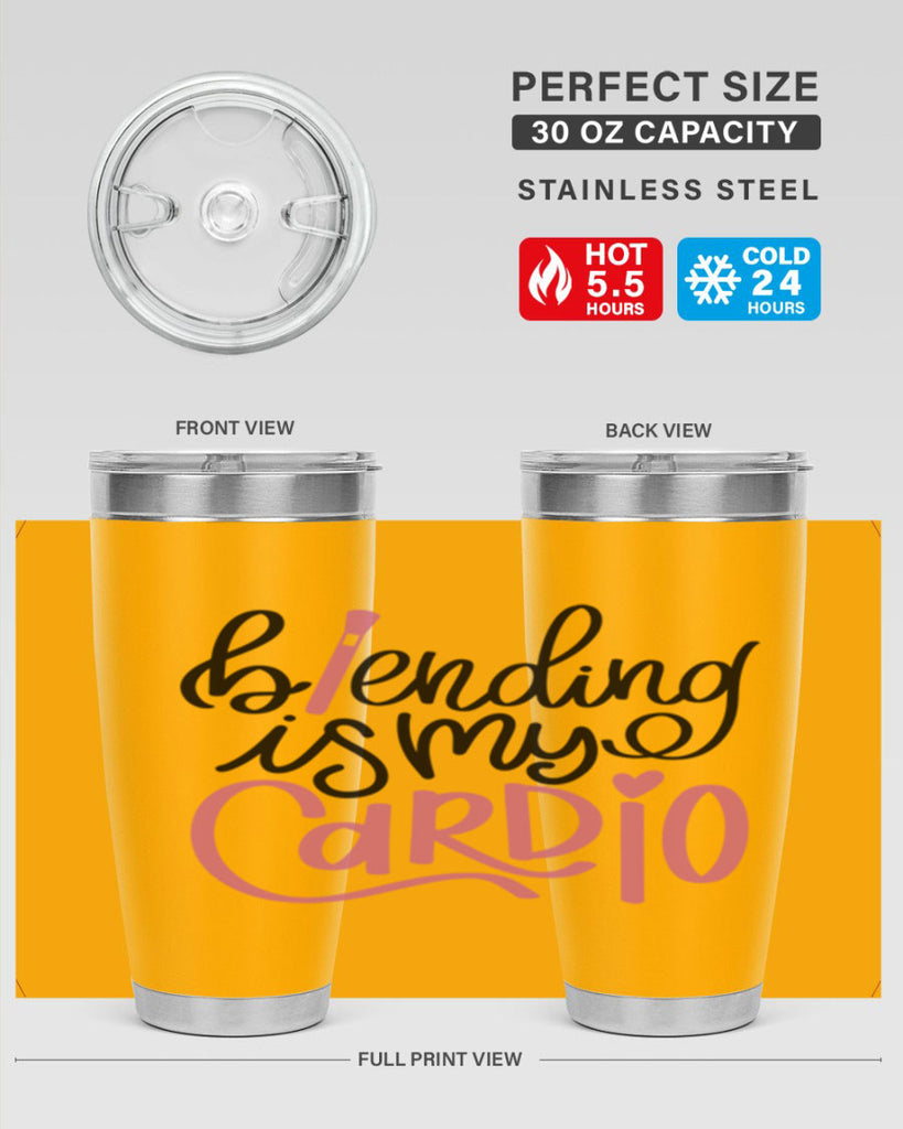 Blending is my Cardio Style 130#- make up- Tumbler