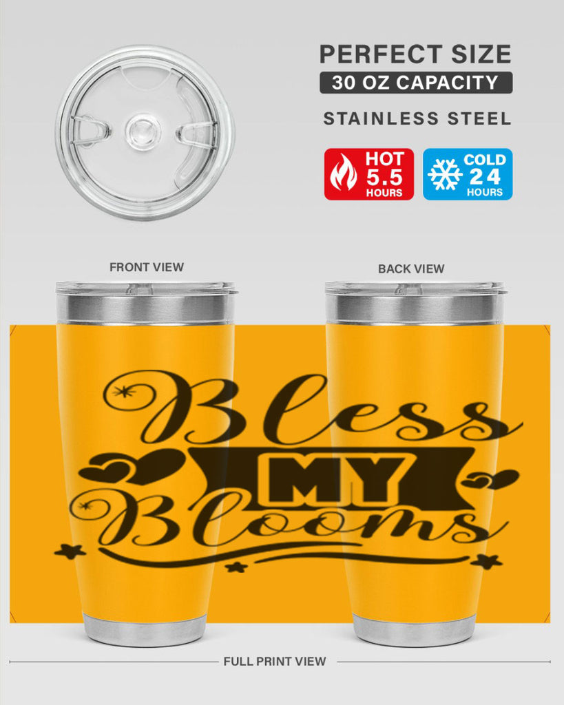 Bless My Blooms 40#- spring- Tumbler