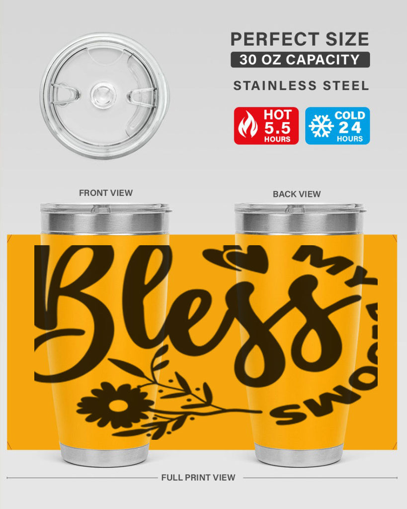 Bless My Blooms47#- spring- Tumbler