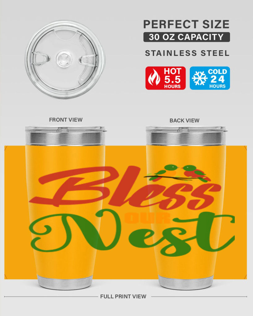 Bless Our Nest 67#- spring- Tumbler
