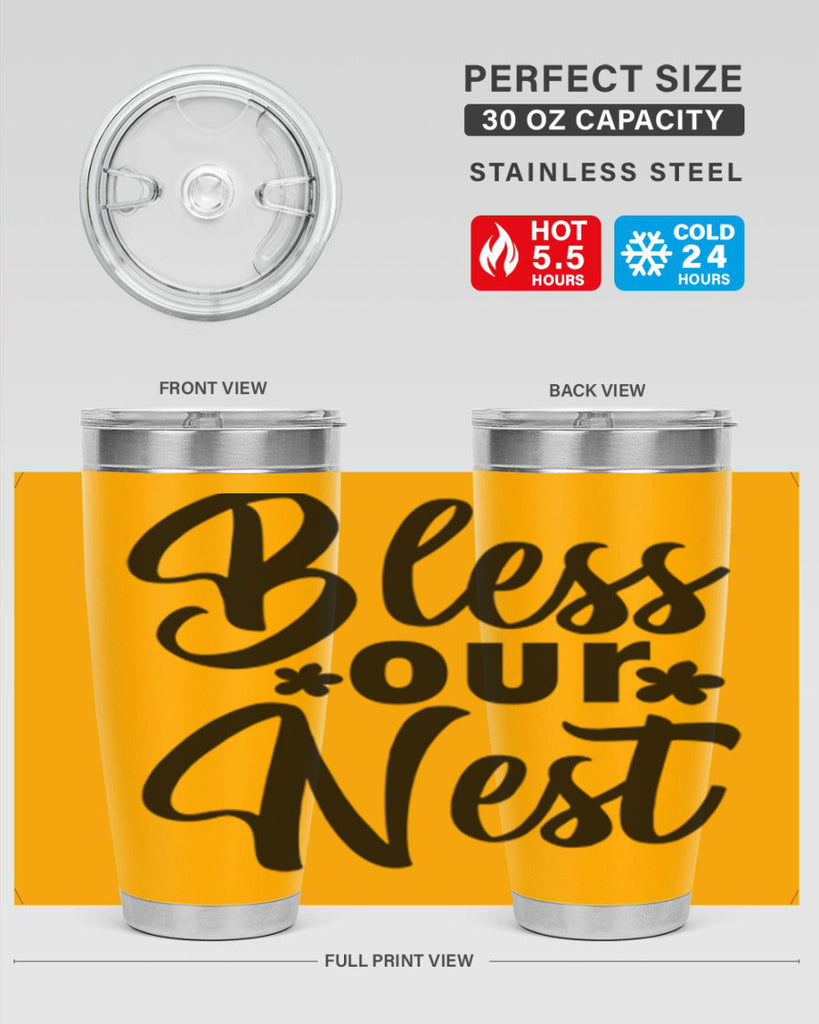 Bless our nest  design 70#- spring- Tumbler