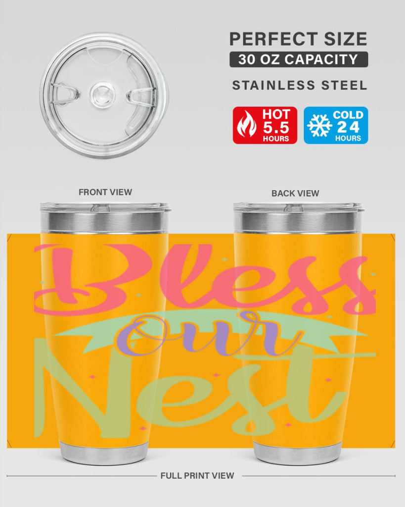 Bless our nest 49#- spring- Tumbler