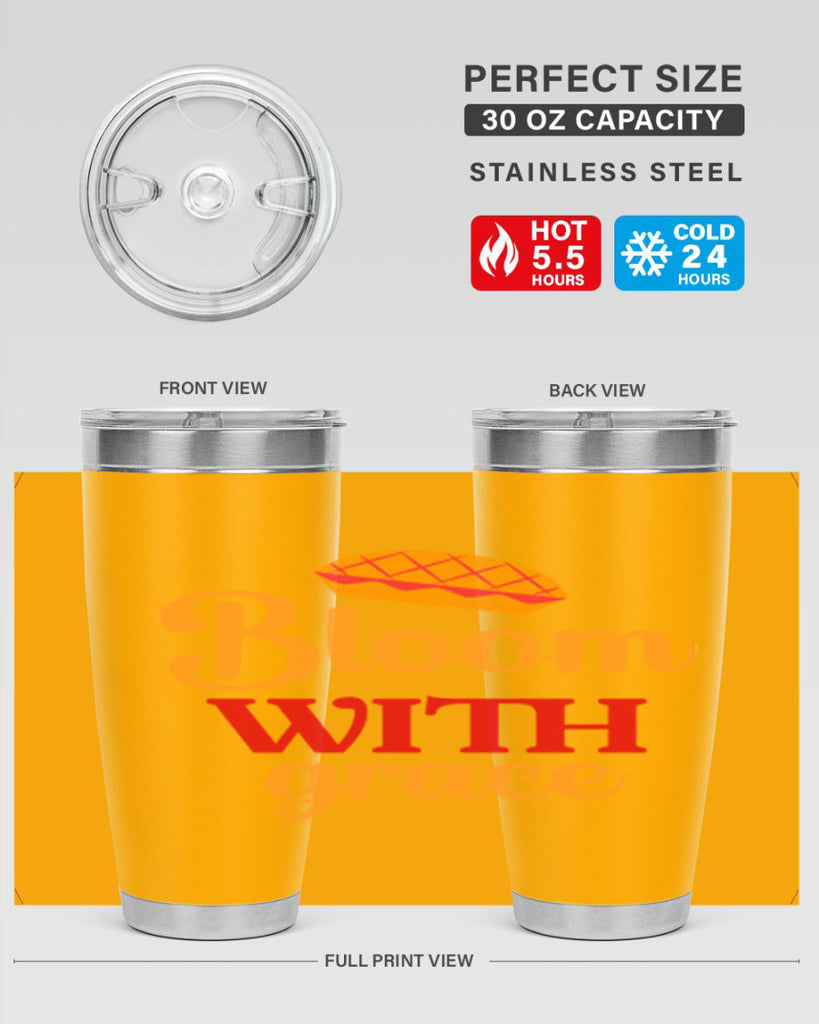 Bloom with grace 81#- spring- Tumbler