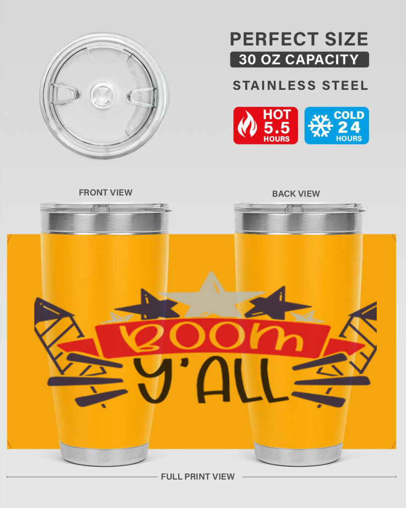 Boom Yall Style 146#- Fourt Of July- Tumbler