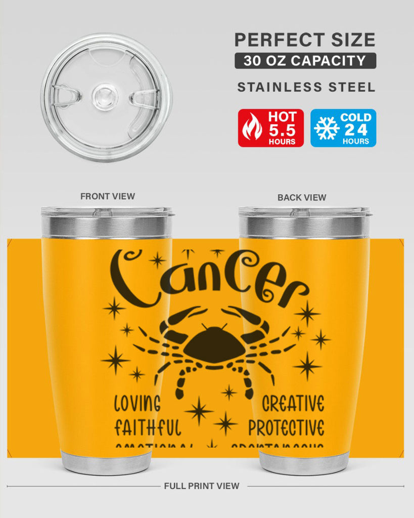 Cancer 144#- zodiac- Tumbler