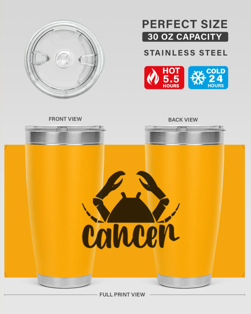 Cancer 156#- zodiac- Tumbler