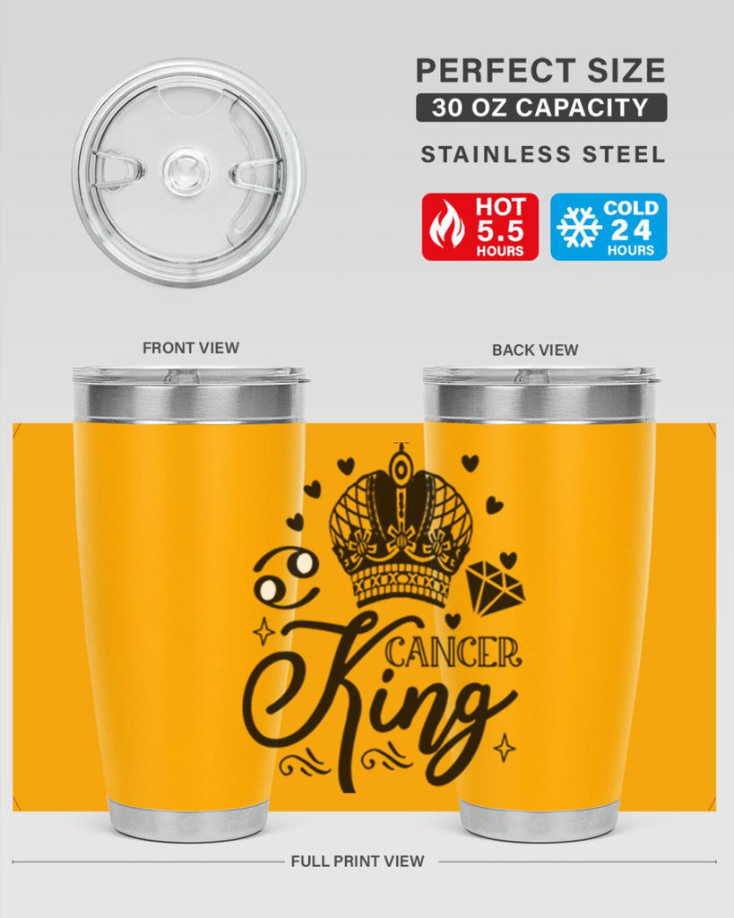Cancer king 158#- zodiac- Tumbler