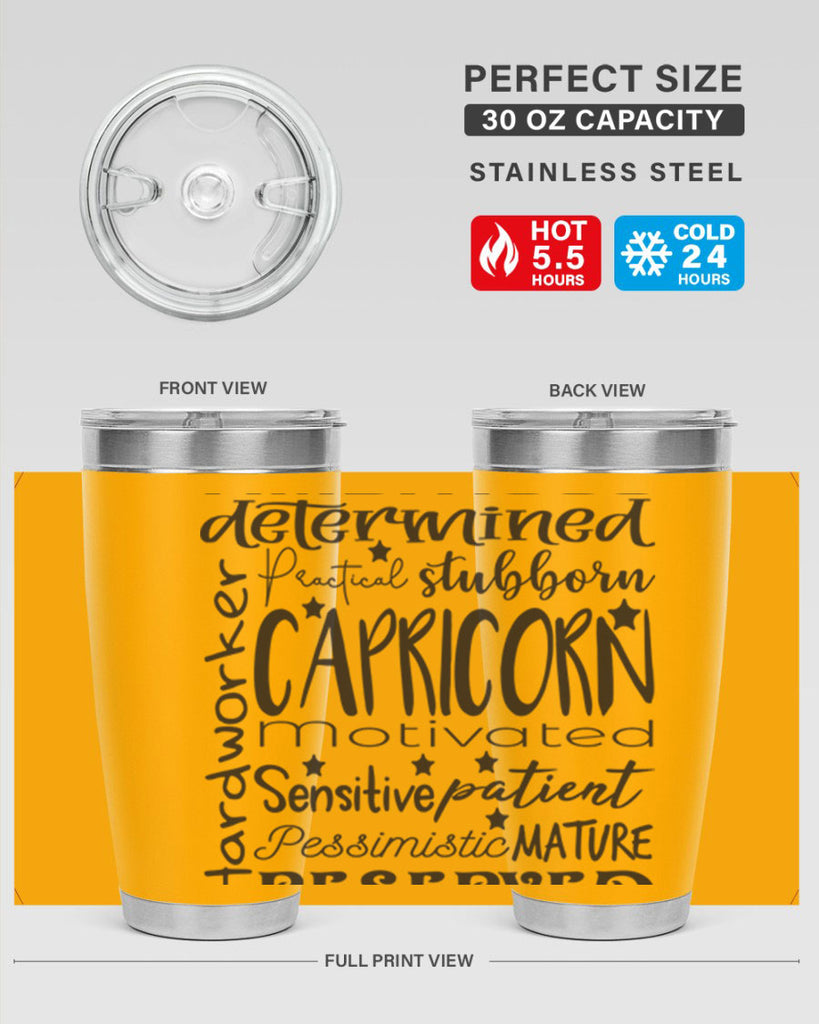 Capricorn 566#- zodiac- Tumbler